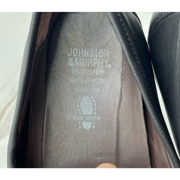 Johnston Murphy XC4 Slip On Dress Shoes Men 10.5 M Black Leather Loafers 15-2045 main image 8